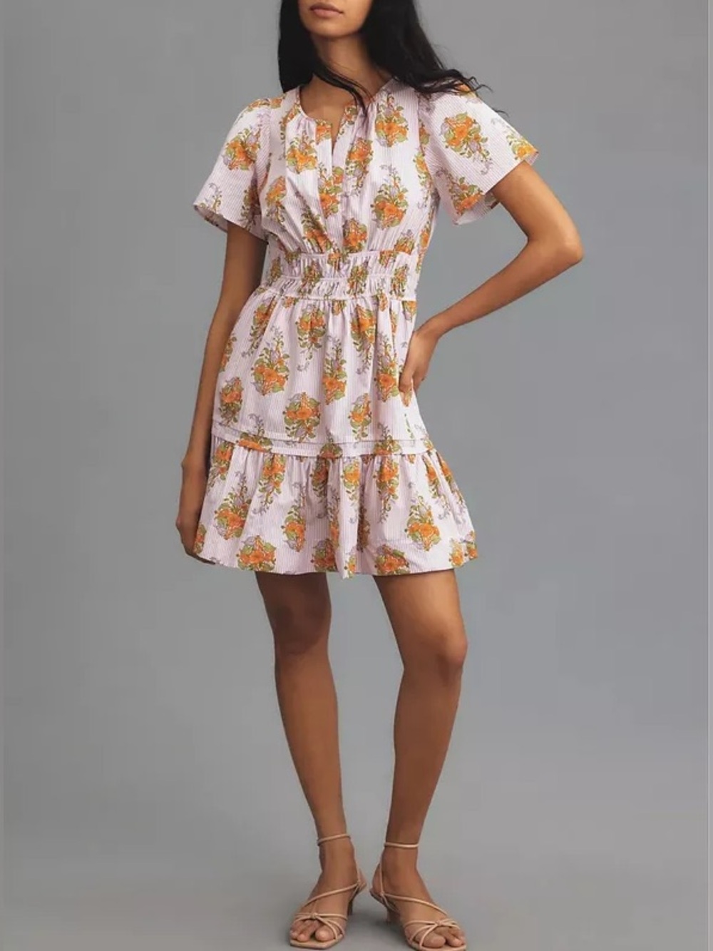 Anthropologie The Somerset Mini Dress Floral